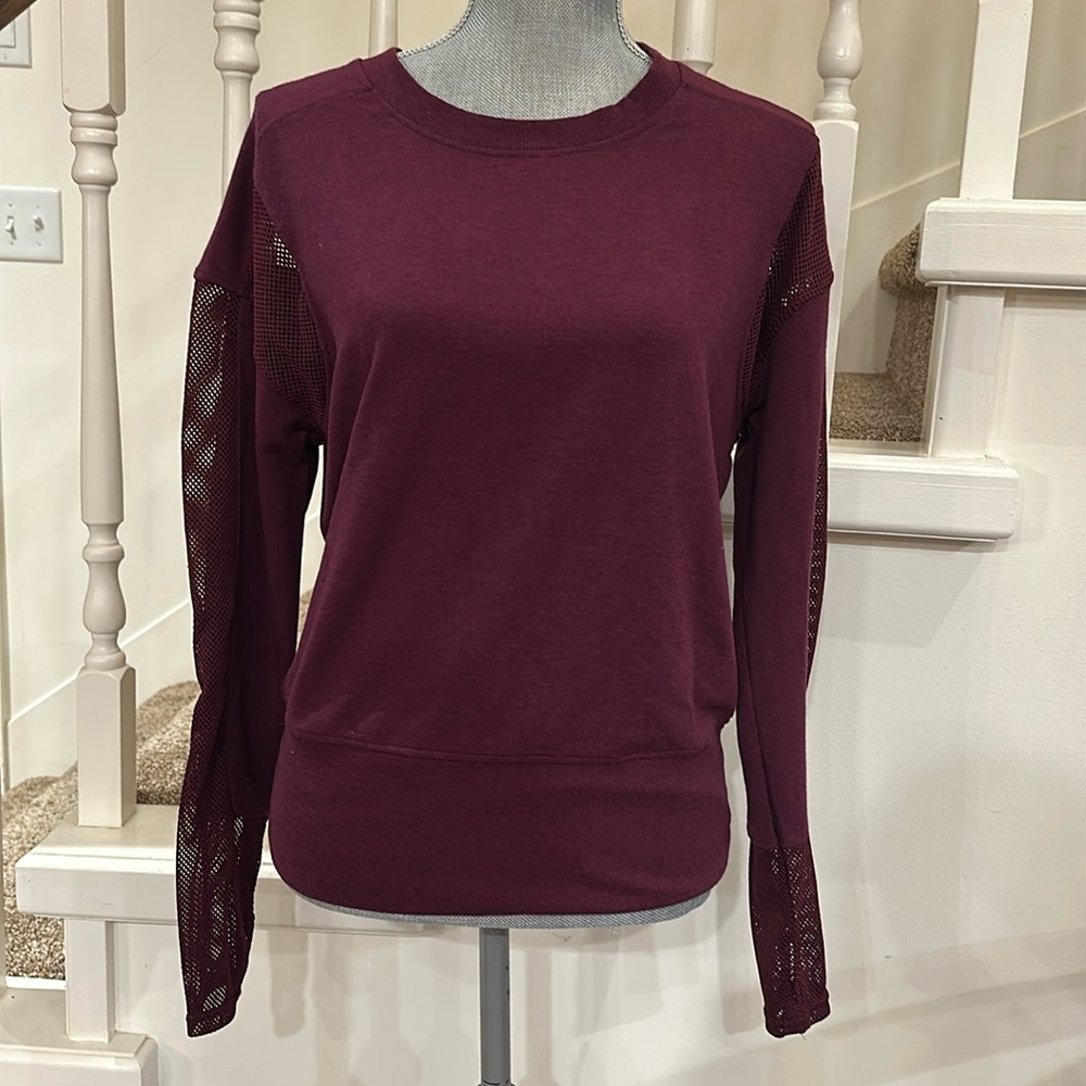 Nwt. Reflex sweater/mesh accent